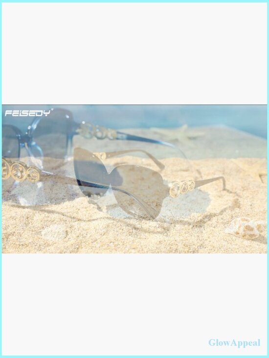 Oversized Square Pearl Sunglasses, UV400 Polarized Protection